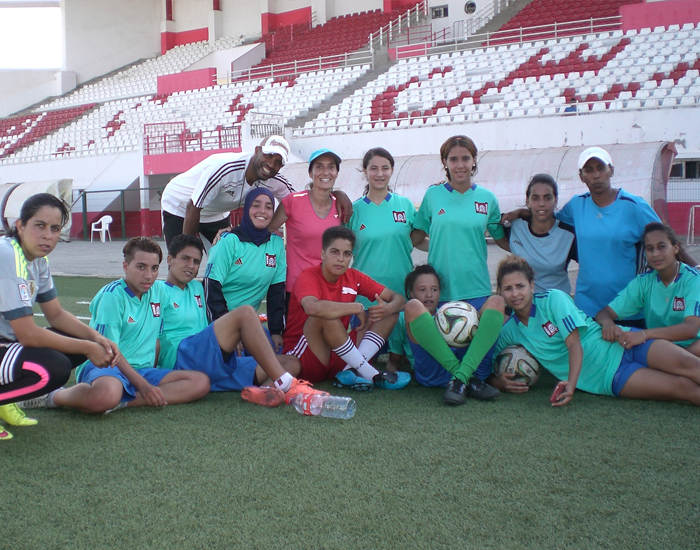 jugadores futbol Marruecos patricia campos futbol con velo sin velo equipo